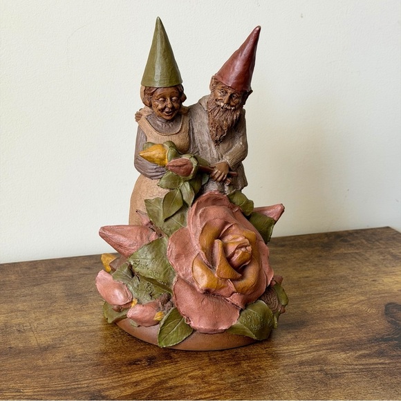 Vintage Tom Clark Gnome JP and Violet Sculpture Figurine Statue - Picture 2 of 6